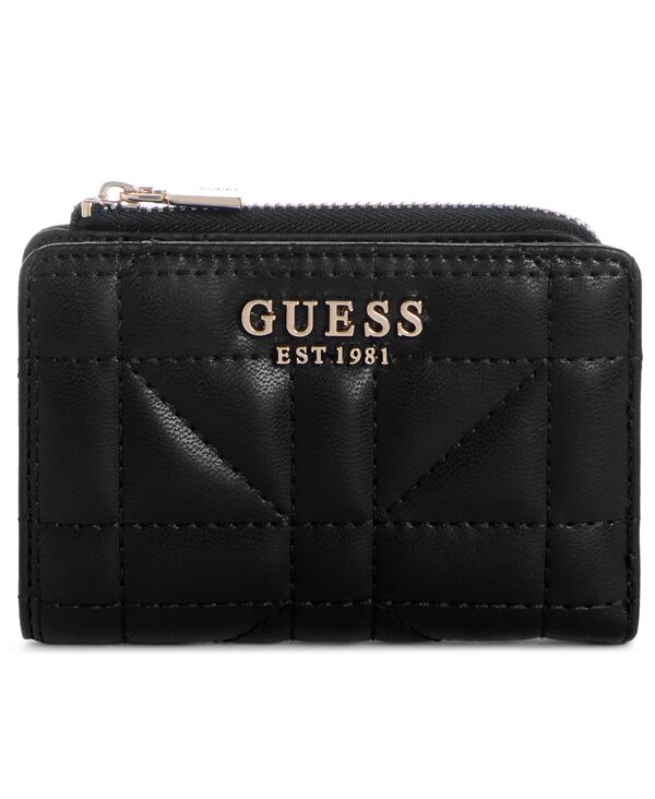 ゲス レディース アクセサリー 財布 GUESS Edita Slg Zip Around Card Case Black ブラック