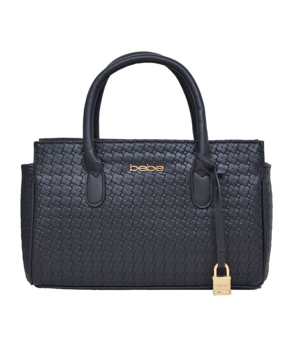 ベベ レディース バッグ Bebe Women's Otto Small Satchel Bag Black ブラック|ReVida 店