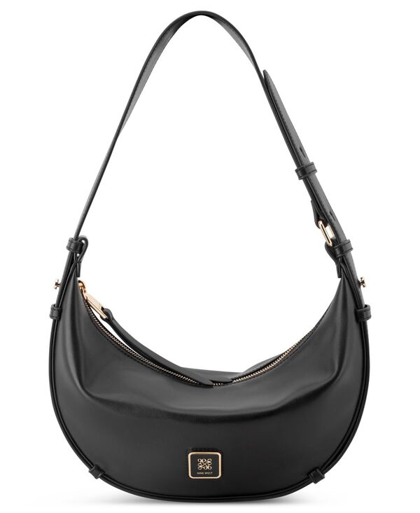 ナインウェスト レディース バッグ Nine West Laramie Covertible Crossbody Medium Hobo Bag Black ブラック