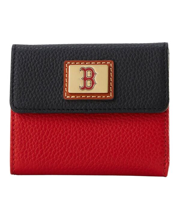 ドーネイアンドバーク レディース 佩び物 札入れ Dooney \u0026 Bourke Boston Red Sox Flap Credit Card Wallet Red 赤いこと