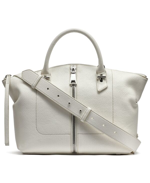 ダナ キャラン ニューヨーク レディース バッグ DKNY Women's Zinna Small Satchel Bag Marshmallow｜ReVida 店