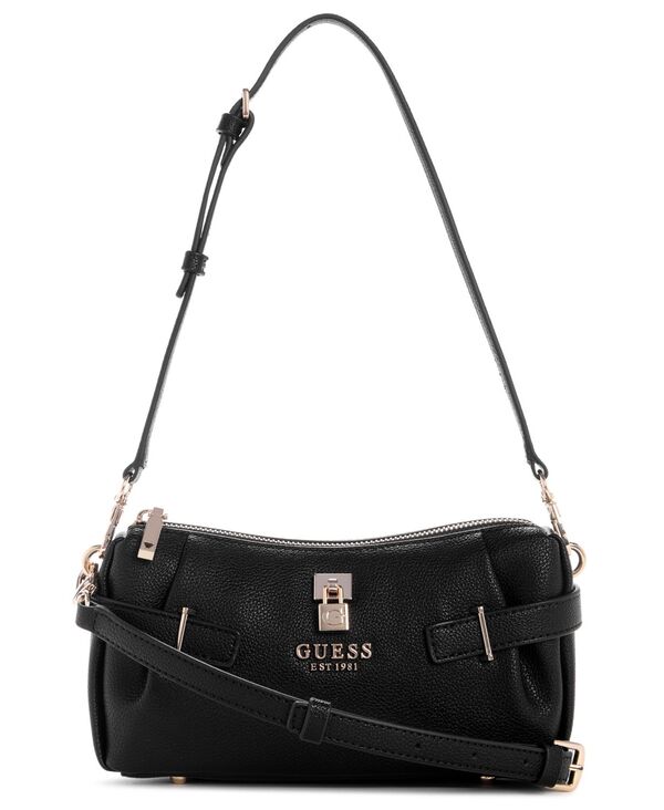 ゲス レディース バッグ GUESS Yesba Small Top Zip Shoulder Bag Black ブラック