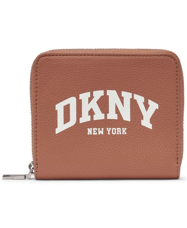 ダナ キャラン ニューヨーク州 レディース 付属品 紙入れ DKNY Women\u0027s Hadlee Zipper Around Wallet Hot Cocoa チョコレート