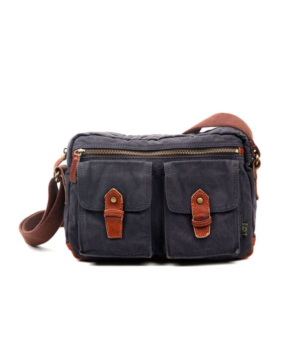 ＴＳＤブランド名 レディース 御徒面子 TSD BRAND Trail Breeze Canvas Mail Bag Dark Gray 薄墨色