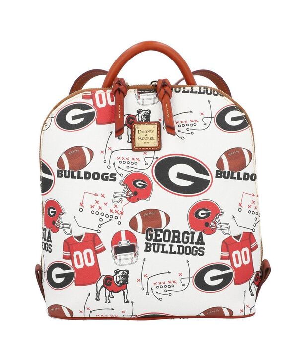 ドーネイアンドバーク レディース 御徒面子 うしろ側風呂敷き包み・背嚢 Dooney \u0026 Bourke Georgia Bulldogs Game Day Pod Backpack White 白いこと