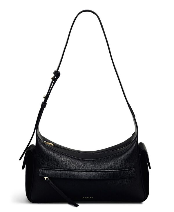 ラドリー ロンドン レディース バッグ Radley London The Fitzrovia Small Zip Top Shoulder Bag Black ブラック
