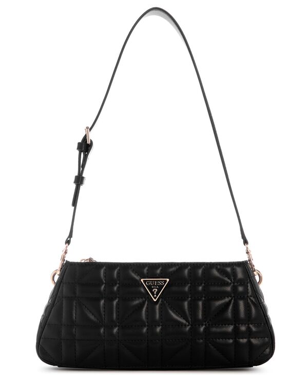 ゲス レディース バッグ GUESS Edita Small Shoulder Bag Black ブラック|ReVida 店