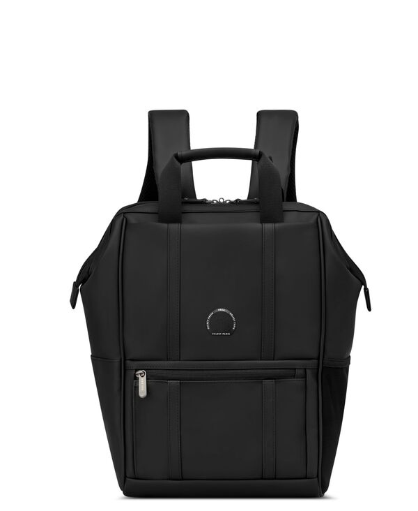 デルシー レディース 御徒面子 うしろ側容器に並べる・背嚢 Delsey Paris Cadence Backpack Deep Black 黒いこと