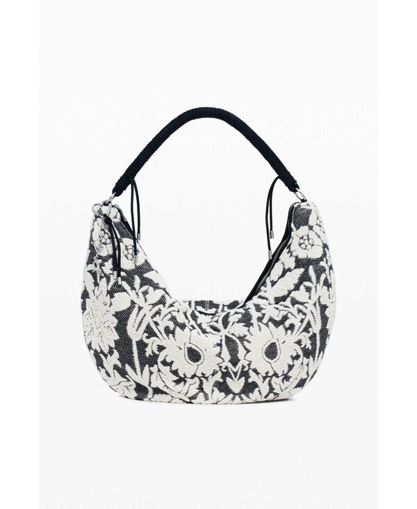 デジグアル レディース バッグ フラワー柄 フラワー Desigual Women's Large floral bucket bag Black ブラック