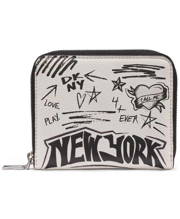 ダナ キャラン ニューヨーク州 レディース 付属品 紙入れ DKNY Women\u0027s Bryar Zipper Around Wallet Marshmallow