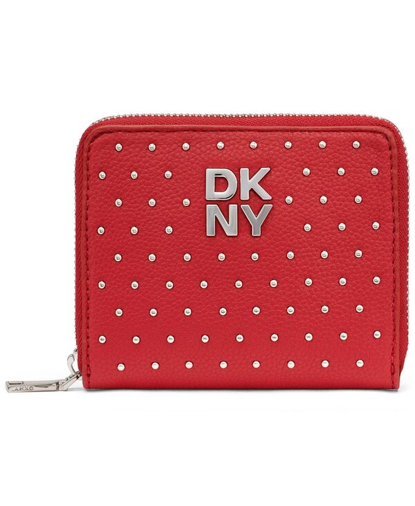 ダナ キャラン ニューヨーク州 レディース 付属品 紙入れ DKNY Women\u0027s Jenny Zip Around Wallet Bright Red 赤いこと