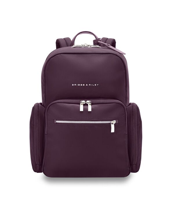 ブリグスアンドライリー レディース 御徒面子 うしろ側容器に並べる・背嚢 Briggs \u0026 Riley Rhapsody Medium Backpack Plum 酸桃