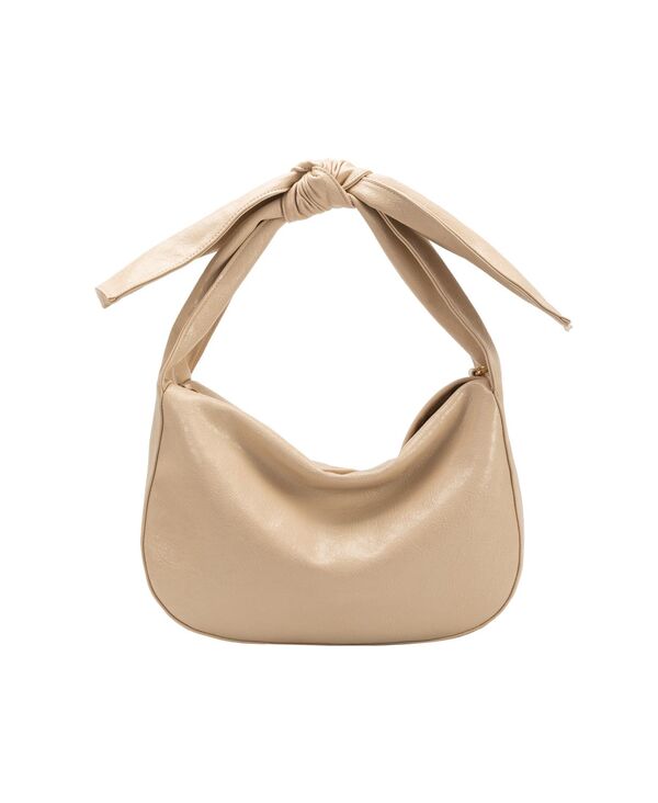 メリービアンコ レディース バッグ Melie Bianco Marni Crinkle Bow Small Crossbody Bag Beige ベージュ
