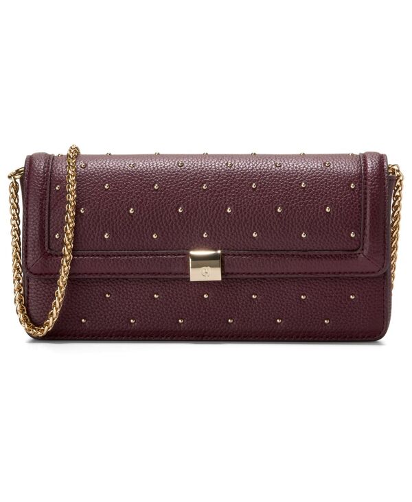 コールハーン レディース アクセサリー 財布 Cole Haan Daniella Small Magnetic Snap Wallet Black garnet studs ブラック