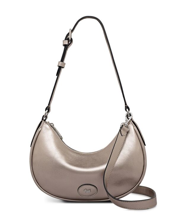 ラドリー ロンドン レディース バッグ トール Radley London Heath Crescent Metallic Small Ziptop Shoulder Bag Pyrite メタリック