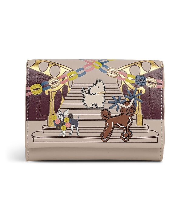 ラドリー 英国の首都 レディース 付属品 がま口 Radley London Party Pals Flap Over Wallet Porcini 財布・ケース-レディース財布
