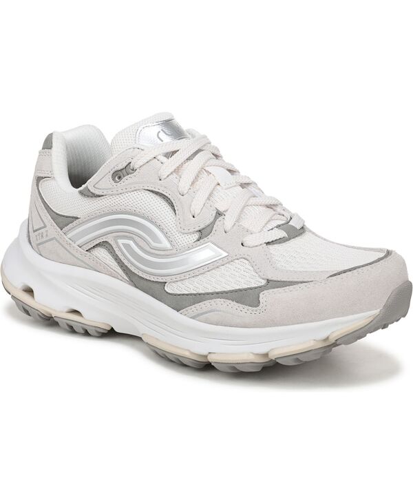 ライカ レディース シューズ スニーカー Ryka Women's Devotion X TR 2 Lifestyle Sneakers White Alyssum Suede/Mesh ホワイト