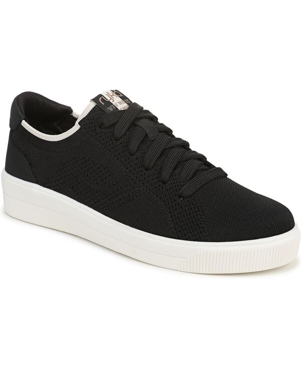 ライカ レディース シューズ スニーカー レース ニット Ryka Women's Viv Next Knit Court Inspired Lace Up Sneakers Blacknit Fabric ブラック