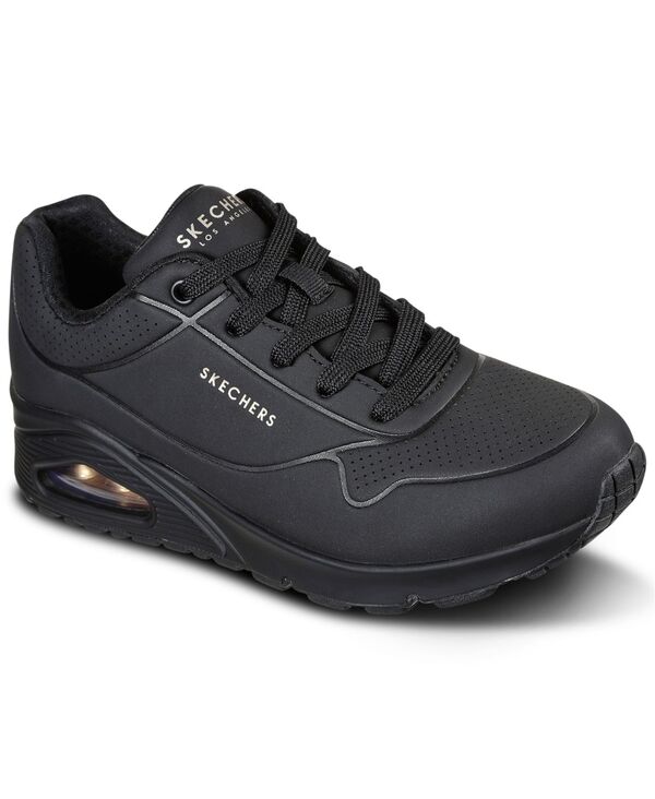 スケッチャーズ レディース シューズ スニーカー Skecherstreet Women's Uno - Stand On Air Casual Sneakers from Finish Line Black ブラック