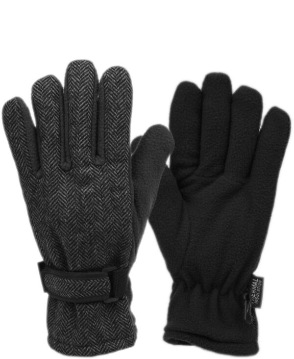 エポックハットカンパニー レディース アクセサリー 手袋 ウール Epochats Company Herringbone Wool Blend Glove Gray グレー