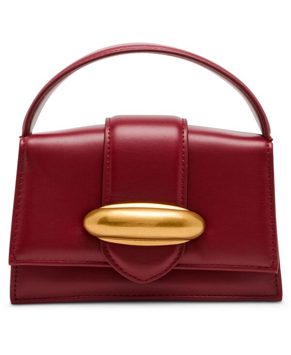 スティーブ マデン レディース バッグ Steve Madden Bmishell Top Handle Satchel Bag Red/Gold レッド