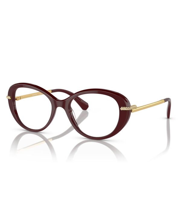 スワロフスキー レディース 付属品 サングラス・アイウェア Swarovski Women\u0027s EyeglassesK2001 Burgundy バーガンディ