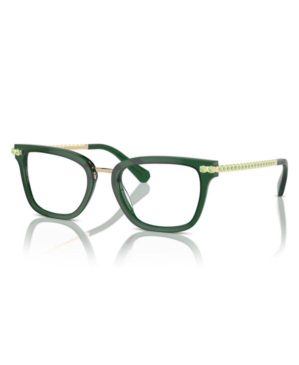 スワロフスキー レディース 添え物 サングラス・アイウェア Swarovski Women\u0027s EyeglassesK2018 Green 緑であること