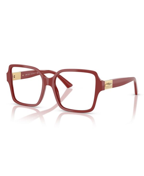 ジミーチュー レディース 付属品 サングラス・アイウェア Jimmy Choo Women\u0027s Eyeglasses JC3027 Cranberry