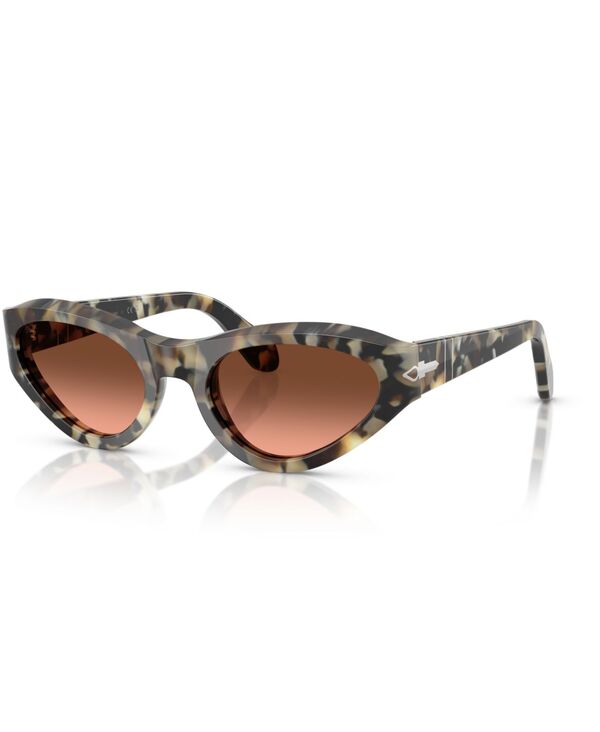 ペルソル レディース 添え物 サングラス・アイウェア Persol Women\u0027sunglasses PO0052S Brown Tortoise 赤銅色