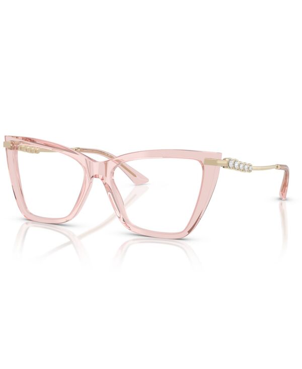 ジミーチュー レディース 佩び物 サングラス・アイウェア Jimmy Choo Women\u0027s Regular Eyeglasses JC3020B Transparent Pink サクラ色