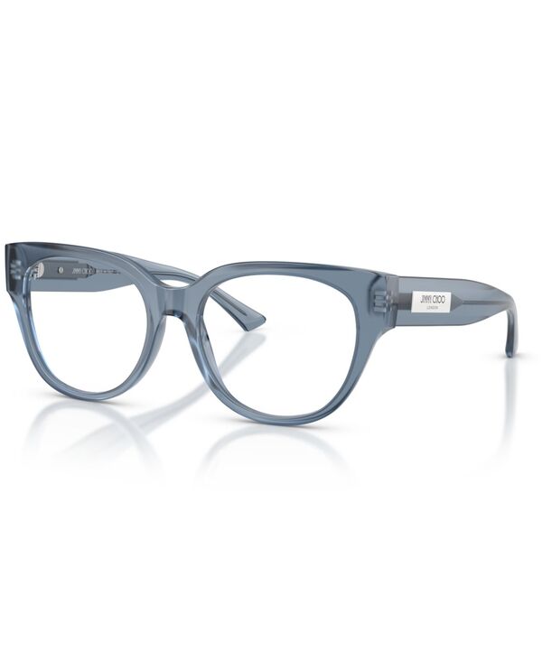 ジミーチュー レディース 付属物 サングラス・アイウェア Jimmy Choo Women\u0027s Phantos Eyeglasses JC3035 Opal Denim ジーンズ