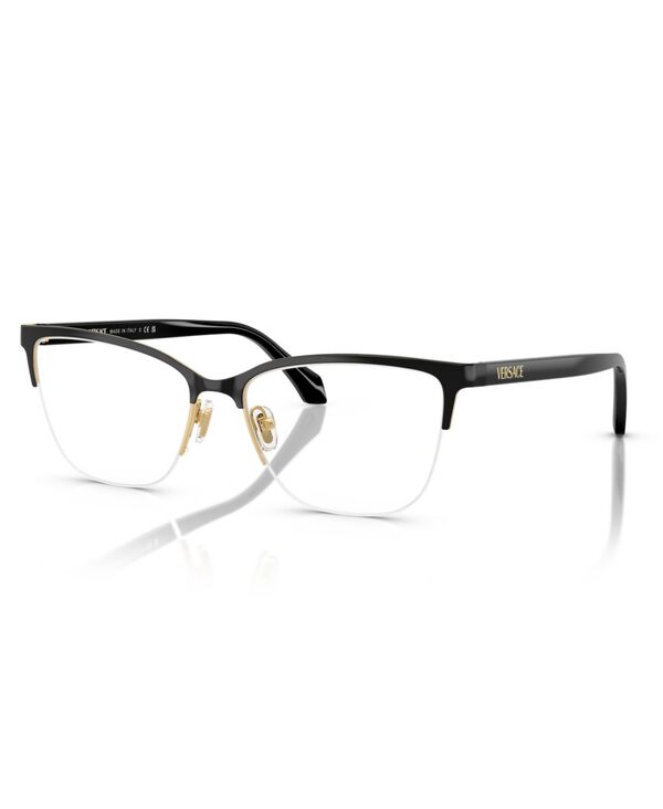 ヴェルサーチ レディース 添え物 サングラス・アイウェア Versace Women\u0027s Cat Eyeglasses VE1304 Gold Black 黒いこと