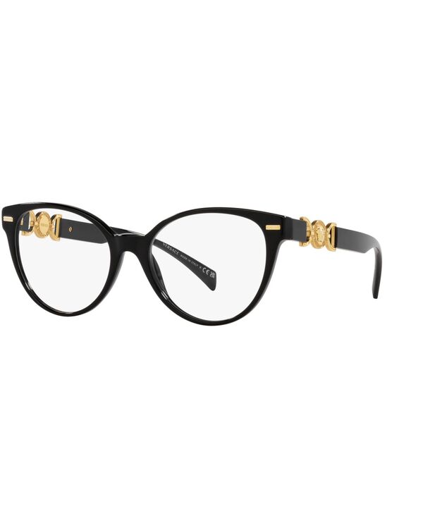 ヴェルサーチ レディース アクセサリー サングラス・アイウェア Versace Women's Regular Eyeglasses VE3334 Black ブラック