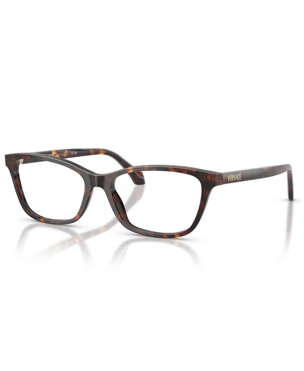 ヴェルサーチ レディース 付属品 サングラス・アイウェア Versace Women\u0027s Cat Eyeglasses VE3375 Dark Havana