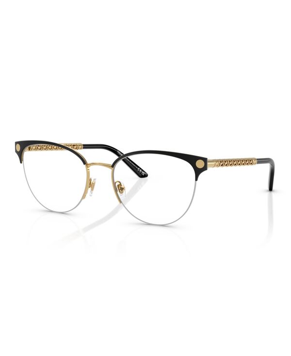 ヴェルサーチ レディース 付属品 サングラス・アイウェア Versace Women\u0027s Eyeglasses VE1297 Gold/Matte Black 黒いこと