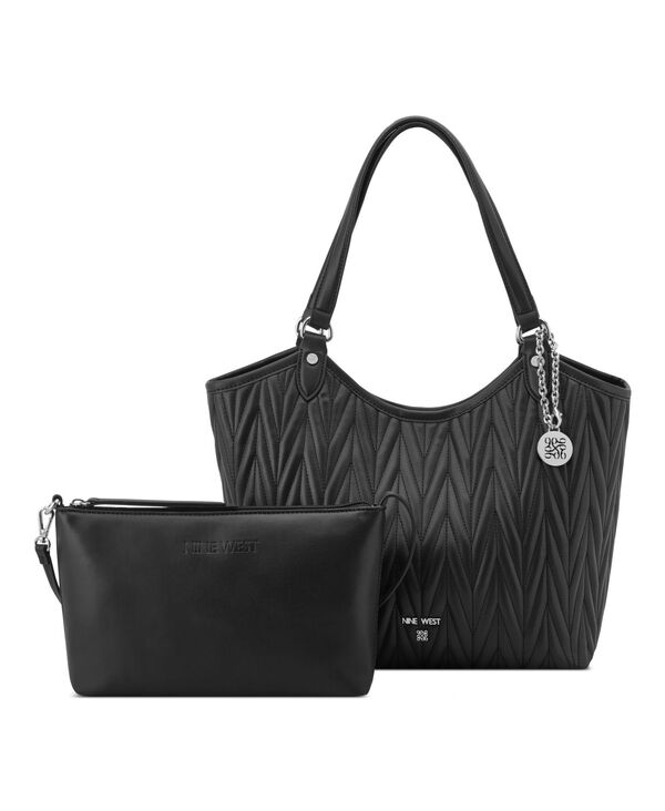 ナインウェスト レディース バッグ Nine West Jaslee Large 2 in 1 Tote Bag Black ブラック