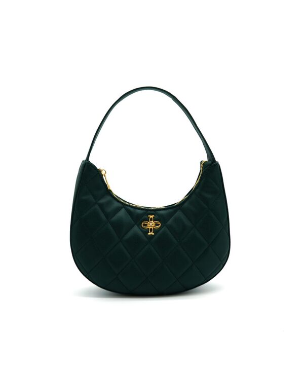ライクドリームス レディース バッグ キルティング LIKE DREAMS Astra Quilted Adjustable Shoulder Bag Emerald Green グリーン｜ReVida 店