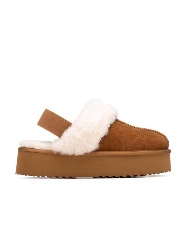 キシタイ レディース シューズ サンダル スエード Women'suede Slingback Clogs By XTI Camel キャメル