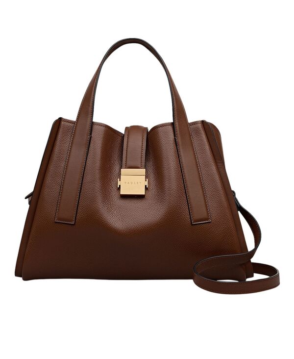ラドリー ロンドン レディース バッグ Radley London Sloane Mews Medium Zip Top Grab Satchel Bag Chocolate チョコレート
