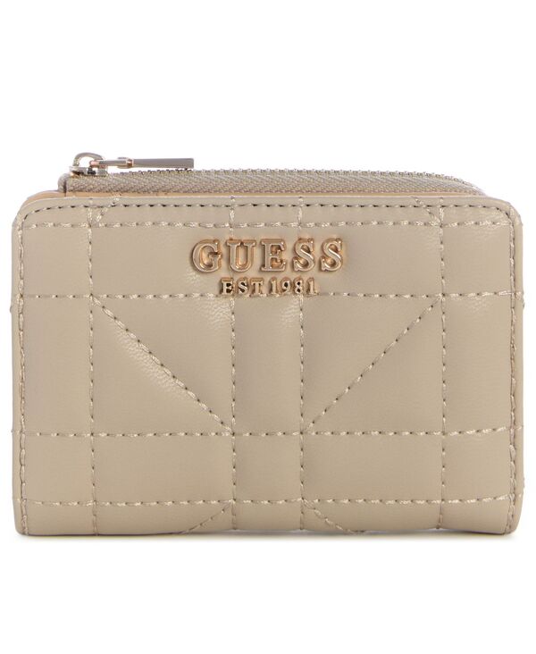 ゲス レディース アクセサリー 財布 GUESS Edita Slg Zip Around Card Case Lightaupe トープ｜ReVida 店