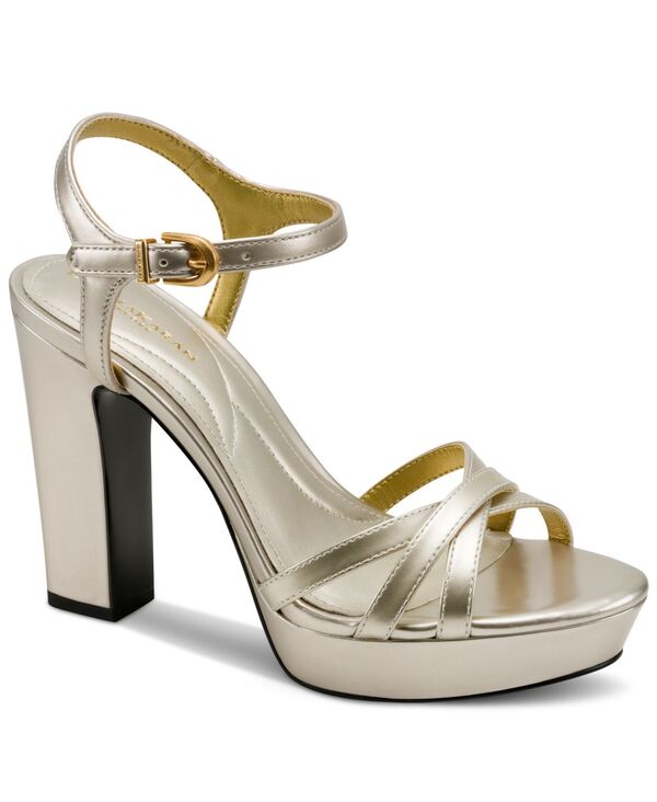 ダナ キャラン ニューヨーク レディース シューズ サンダル プラットフォーム Donna Karanew York Women'spencer Platform Dressandals White Gold ホワイト