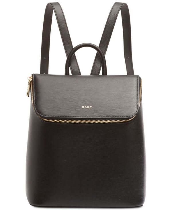 ダナ キャラン ニューヨーク レディース バッグ バックパック・リュックサック DKNY Bryantop Zip Backpack Black Gold Tone ブラック