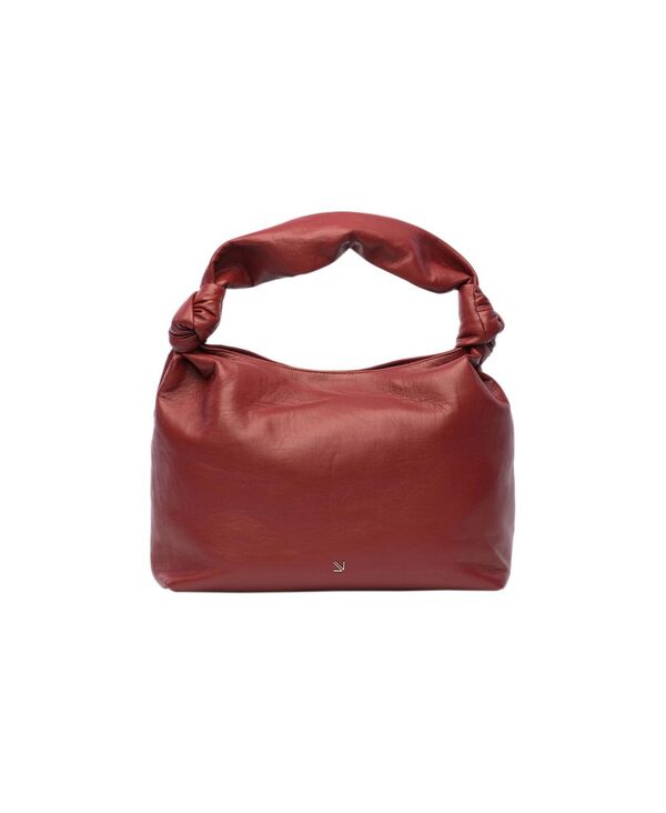 アーバンオリジナルス レディース バッグ レザー フェイクレザー Urban Originals Knotted Wonder Faux Leather Shoulder Bag Cherry|ReVida 店