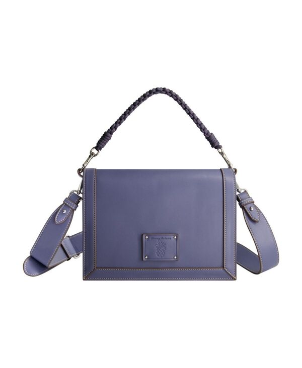 トッミーバハマ レディース バッグ ロゴ Tommy Bahama Debossed Logo Flat Messenger Bag Navy ネイビー