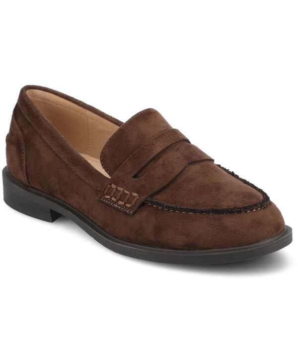 ジュルネ コレクション レディース シューズ パンプス ローファー ヒール Journee Collection Journee Womens Brooks Round Toe Block Heel Comfort Penny Loafer Chocolate チョコレート 17,985円