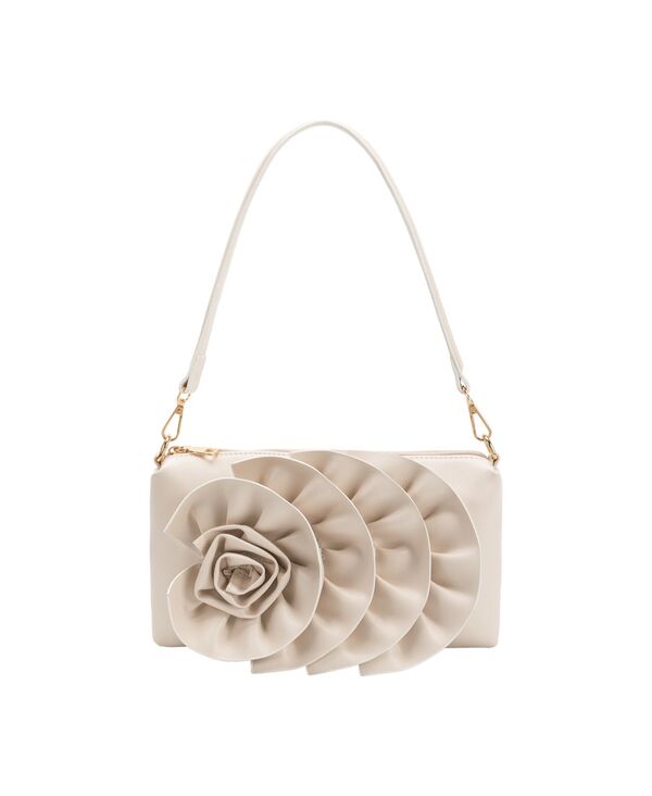 メリービアンコ レディース バッグ Melie Bianco Florence Medium Shoulder Bag Ivory アイボリー