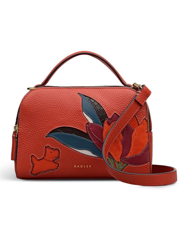 ラドリー ロンドン レディース バッグ Radley Londonature Bloomsmall Ziptop Crossbody Bag Flame