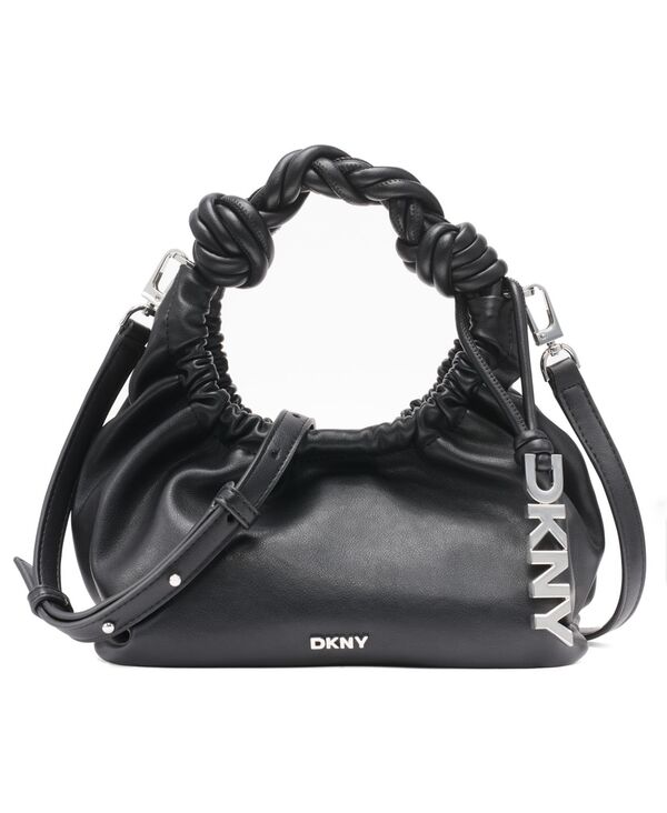 ダナ キャラン ニューヨーク レディース バッグ DKNY Pia Small Crossbody Bag Black/Silver ブラック｜ReVida 店