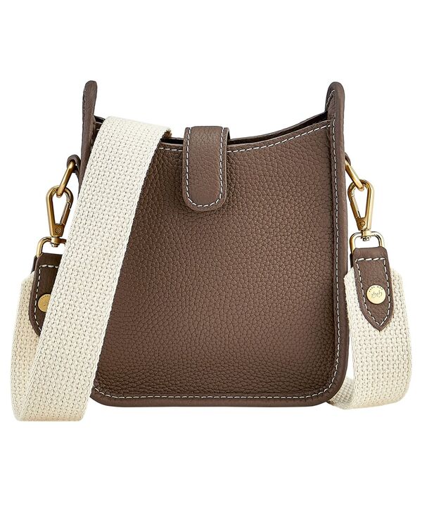 ギギニューヨーク レディース バッグ レザー GiGi New York Ellie Pebbleather Crossbody Bag Taupe トープ