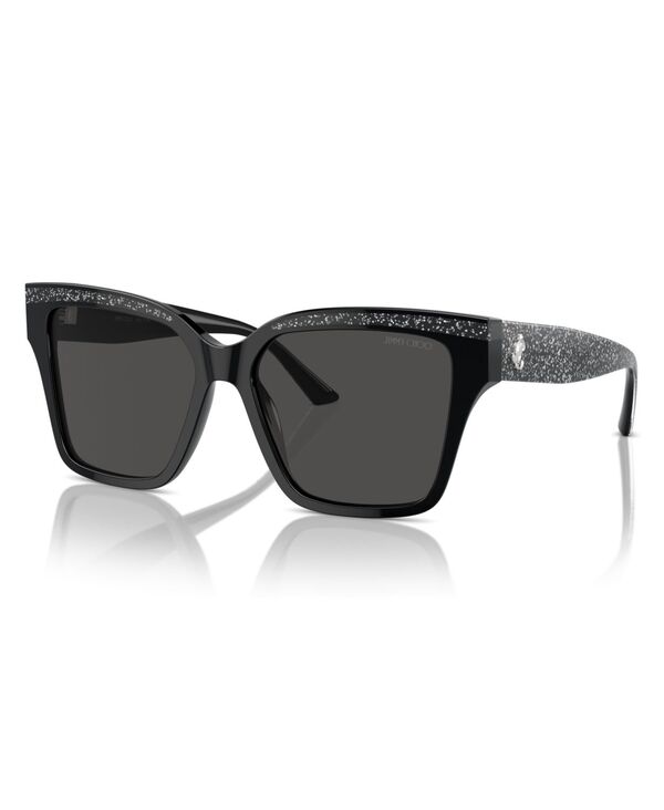 ジミーチュー レディース 佩び物 サングラス・アイウェア Jimmy Choo Women\u0027sunglasses JC5003 Black Glitter 黒いこと